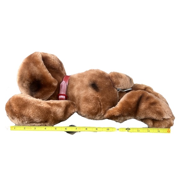 GRAPHICS INTERNATIONAL BROWN PUPPY DOG STUFFED ANIMAL PLUSH TOY 1983 17” Inches - Picture 8 of 8